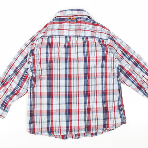 Dunnes Stores Boys Black Check  Basic Button-Up Size 5 Years