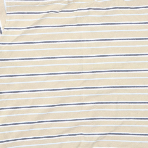 Cherokee Boys Beige Striped Jersey Basic T-Shirt Size 3-4 Years