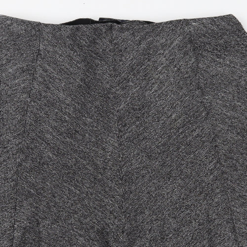 Preworn Womens Grey   Trumpet Skirt Size 18