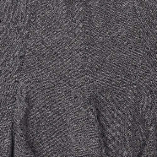 Preworn Womens Grey   Trumpet Skirt Size 18