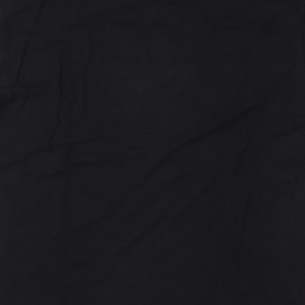 M.D Mens Black  Jersey  T-Shirt Size M