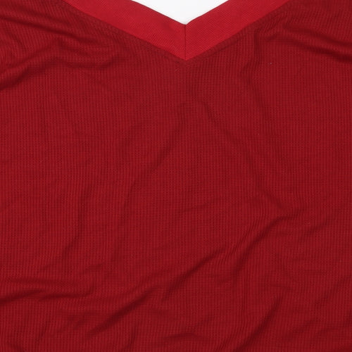Preworn Womens Red   Basic Blouse Size L