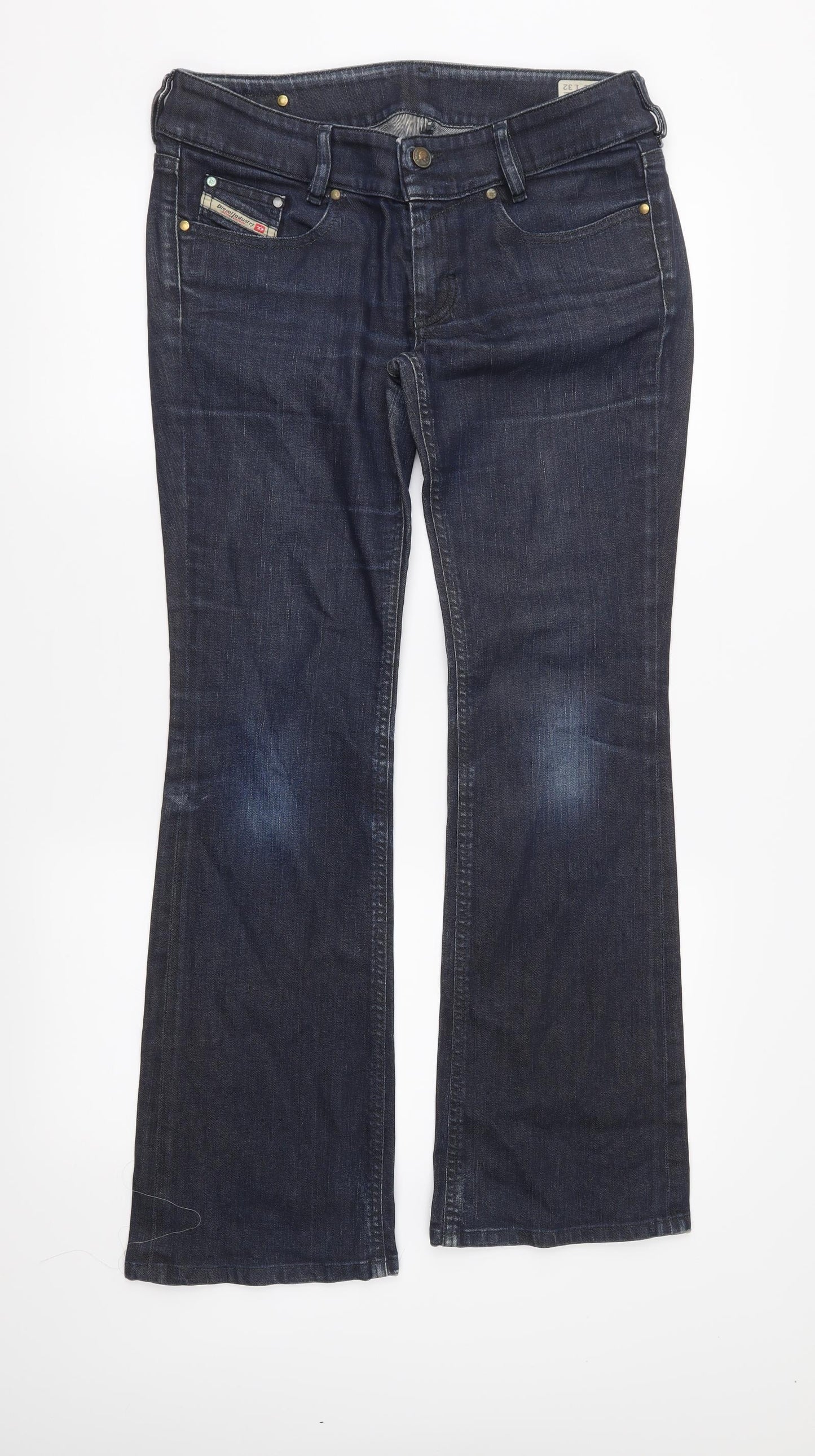 Diesel Mens Blue  Denim Flared Jeans Size 30 in L32 in
