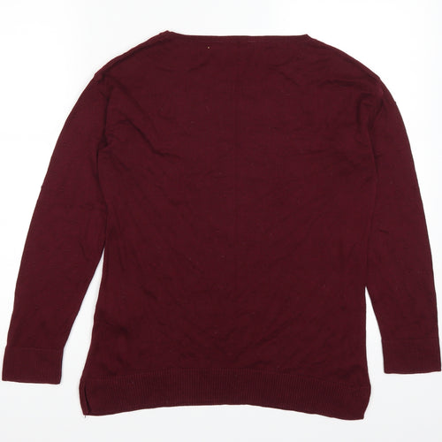 Stradivarius Womens Red   Pullover Jumper Size S  - Burgundy