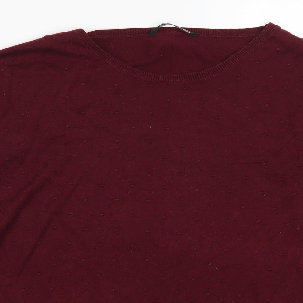 Stradivarius Womens Red   Pullover Jumper Size S  - Burgundy