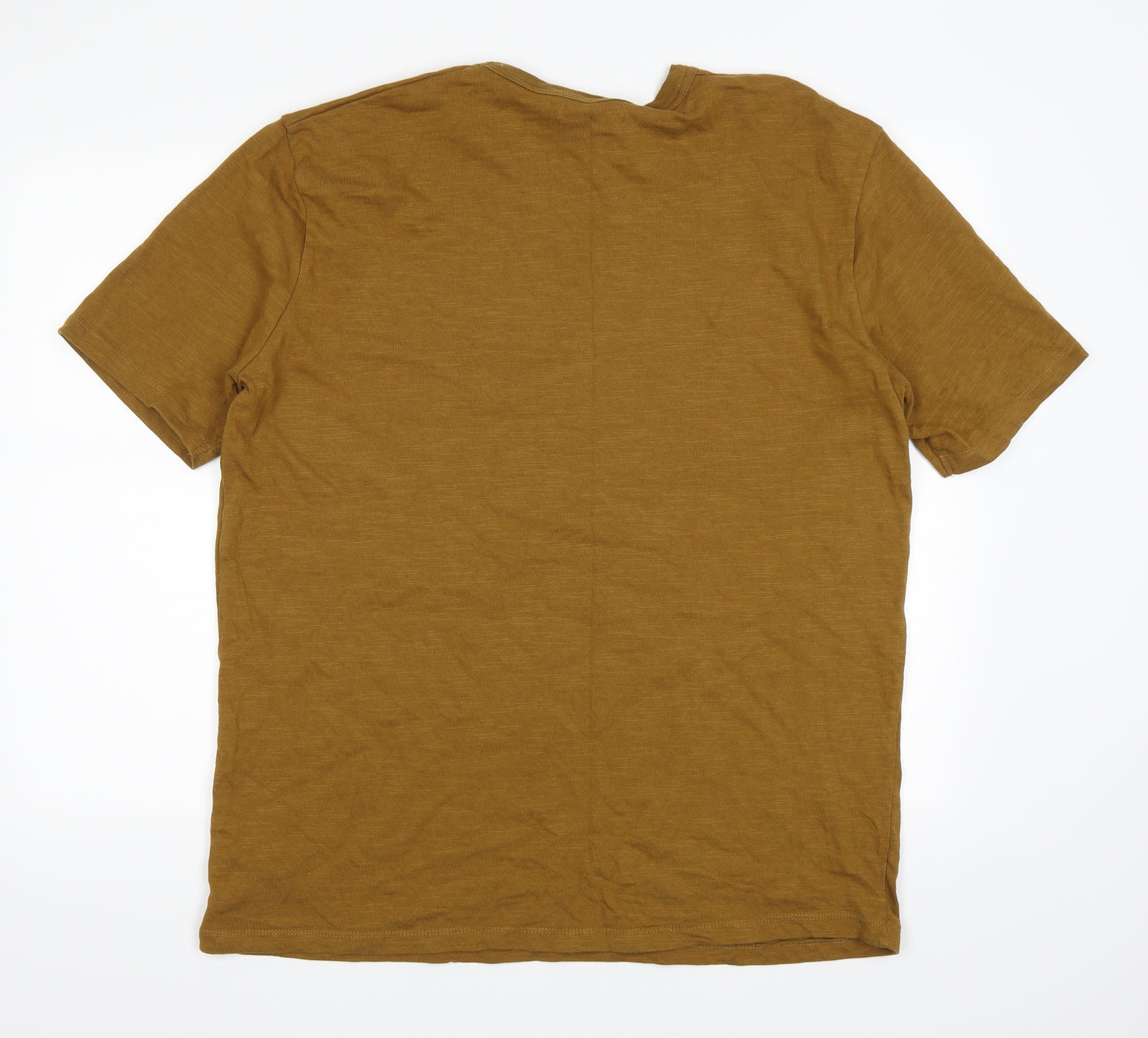 Pull & Bear Mens Brown    T-Shirt Size M