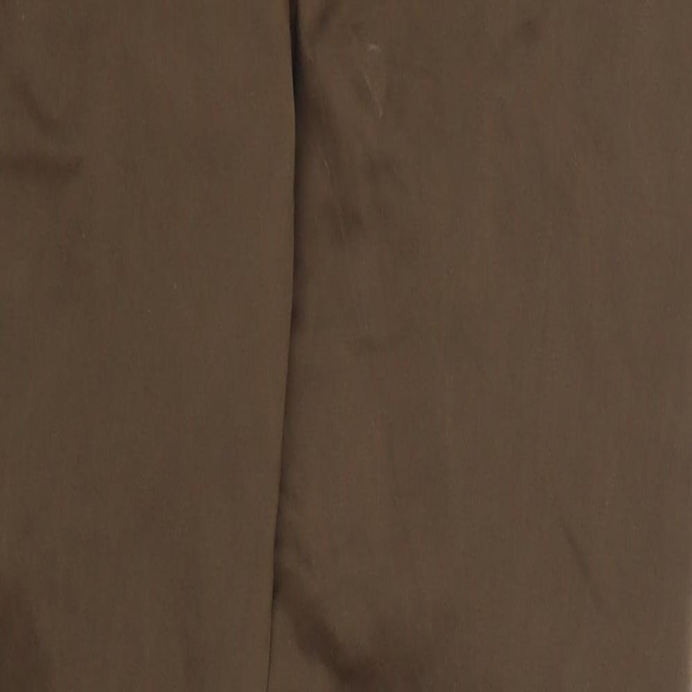 Denim Co Womens Brown   Cargo Trousers Size 14 L29 in