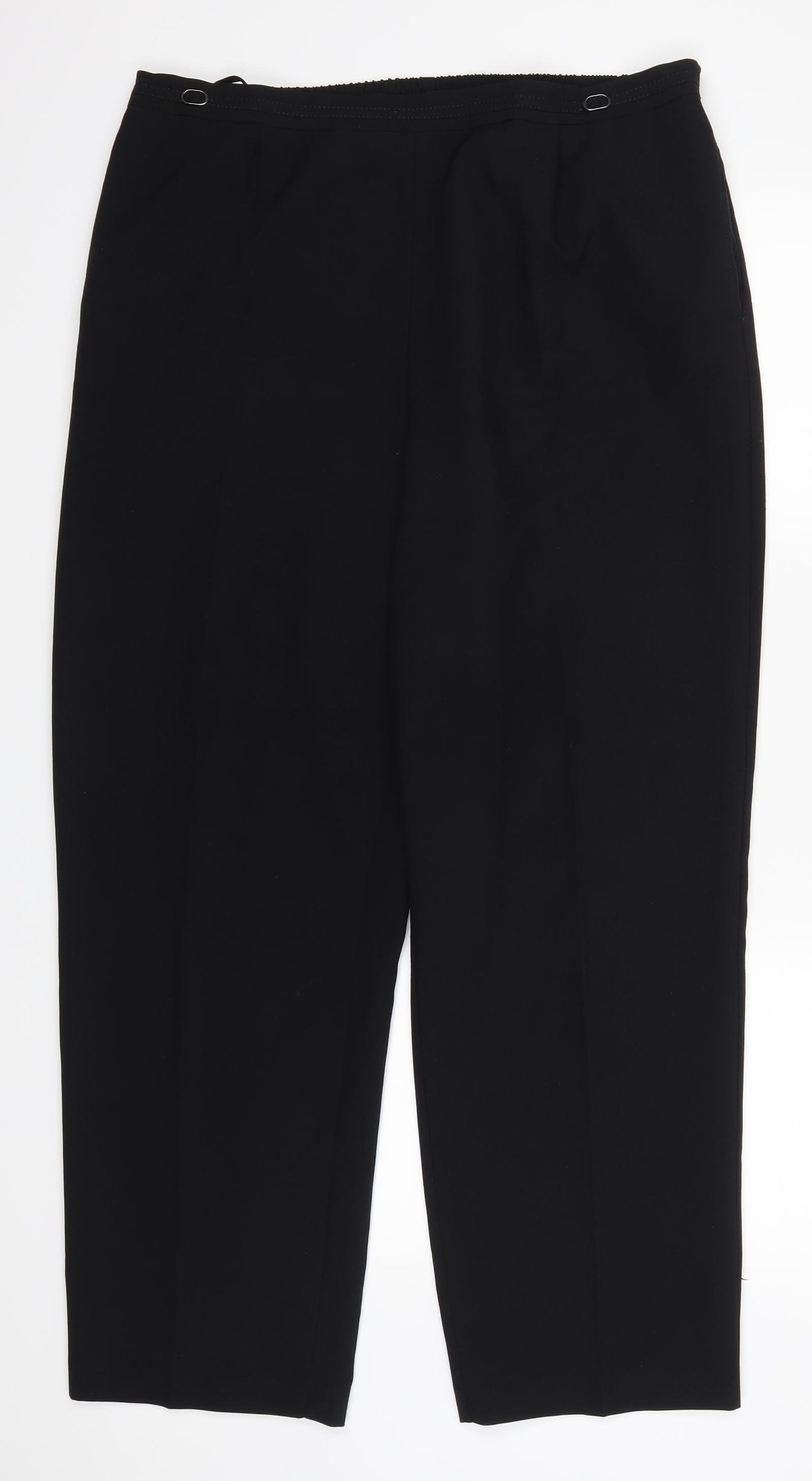 Bonmarché Womens Black   Trousers  Size 18 L28 in