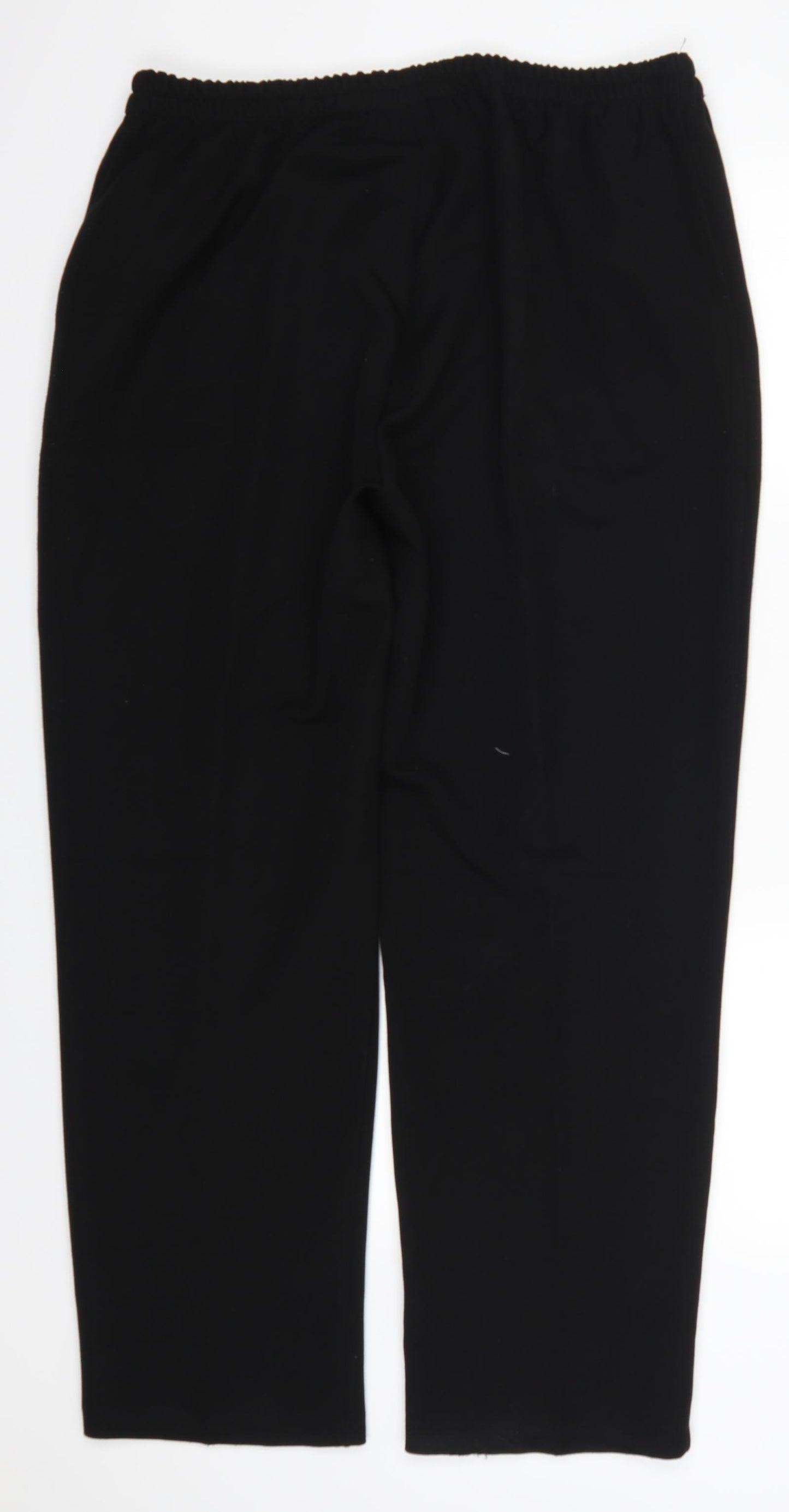 Afibel Womens Black   Sweatpants Trousers Size 20 L30 in