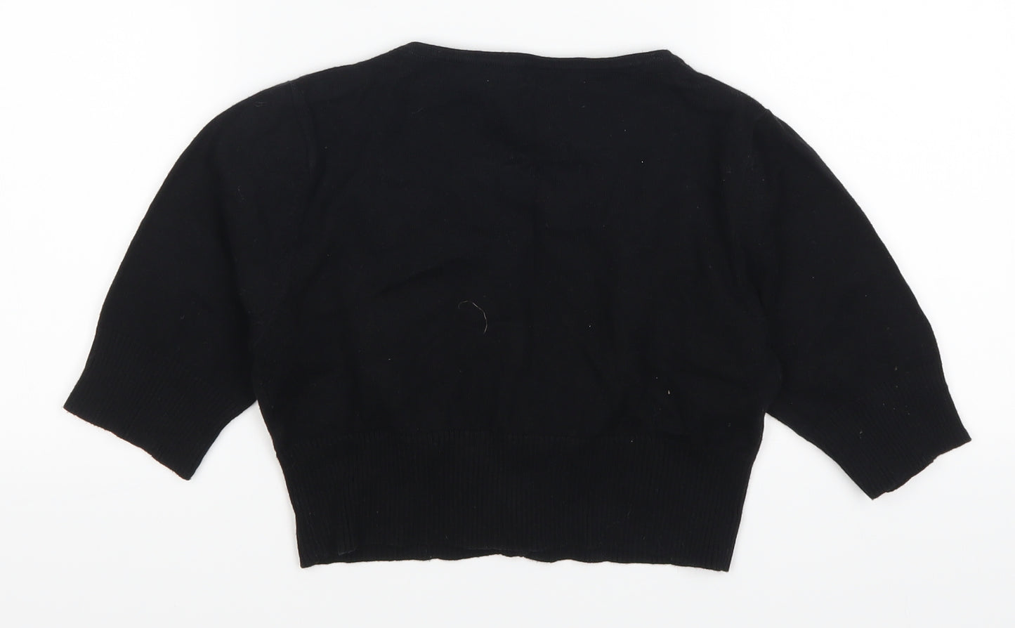 Bay Knitwear Womens Black   Cardigan Jumper Size 10