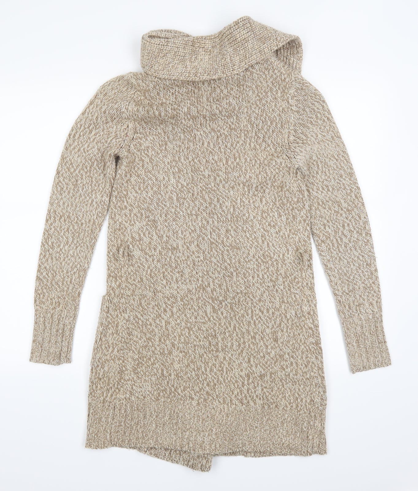 F&F Womens Beige   Cardigan Jumper Size 8