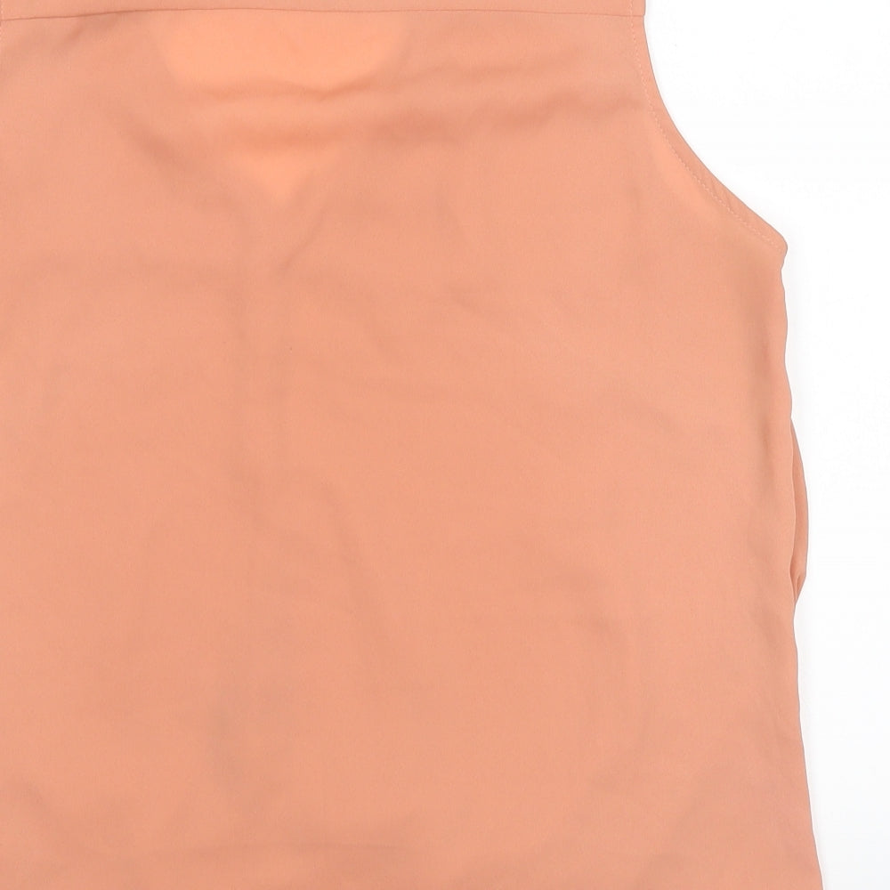 New Look Womens Orange   Basic Tank Size 16