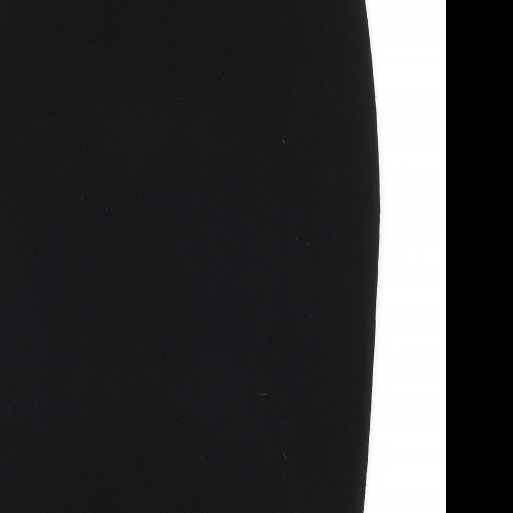 Marks and Spencer Womens Black   Straight & Pencil Skirt Size S