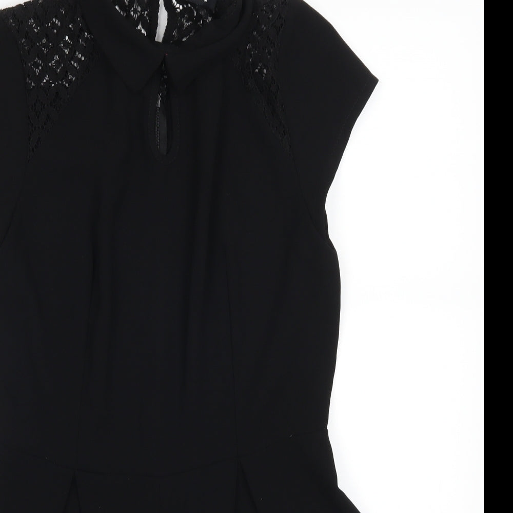George Womens Black   Playsuit One-Piece Size 8 L3 in