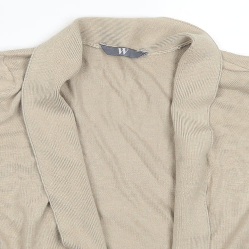 BHS Womens Beige   Cardigan Jumper Size 10