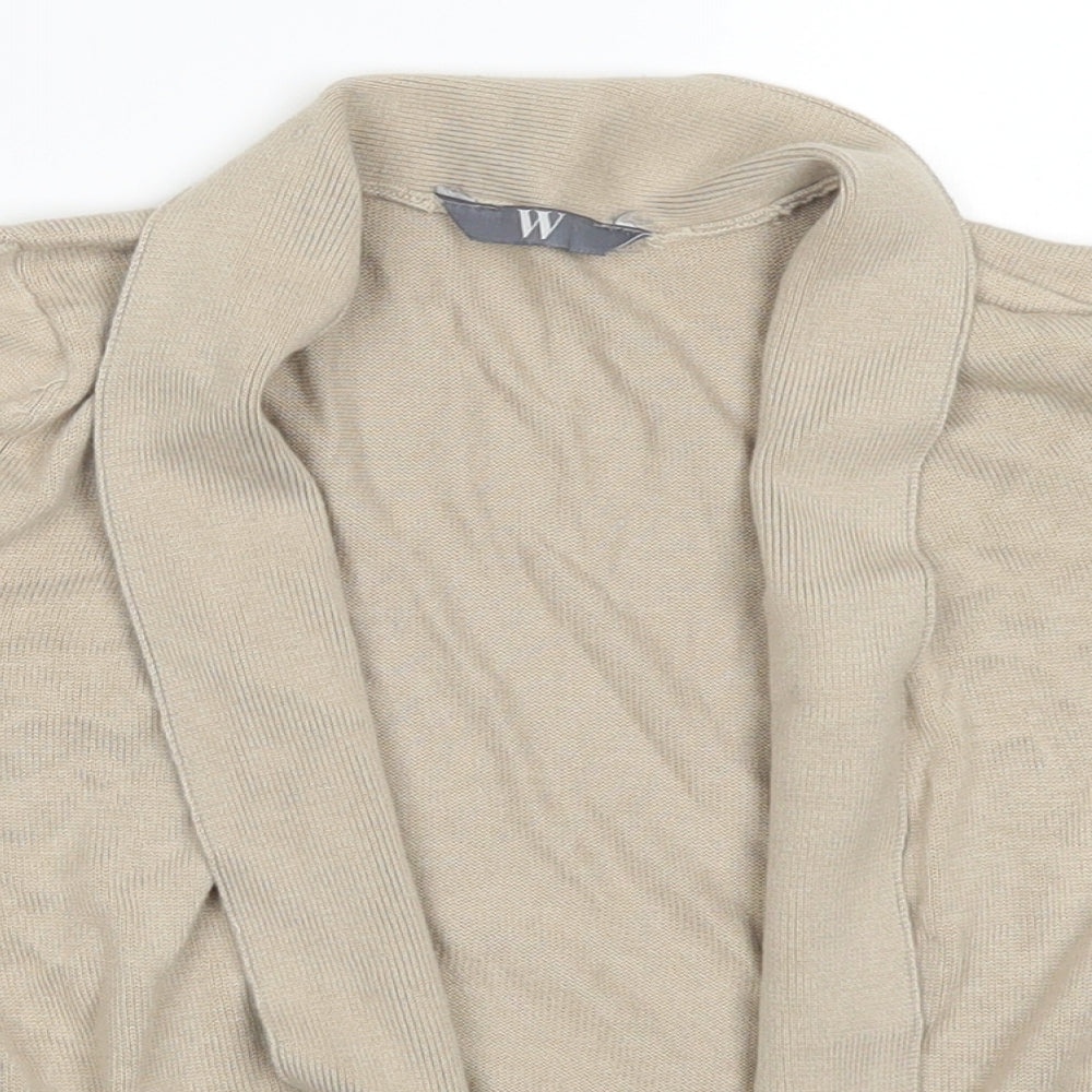 BHS Womens Beige   Cardigan Jumper Size 10