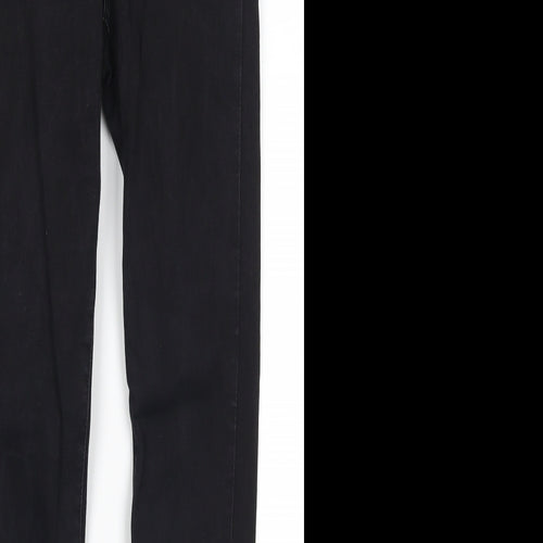 Denim Co Womens Black  Denim Skinny Jeans Size 8 L29 in