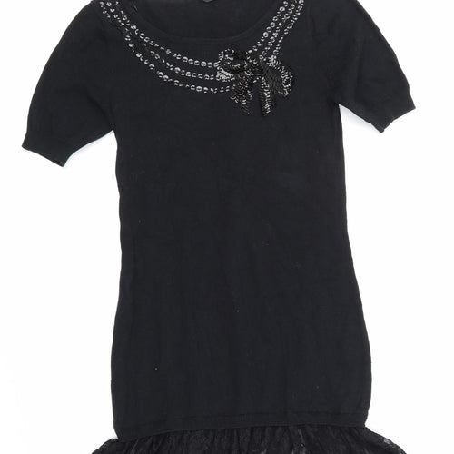 George  Womens Black   Skater Dress  Size 8