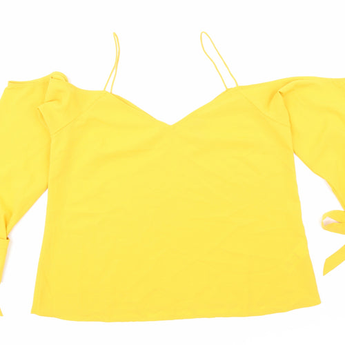 ASOS Womens Yellow   Camisole Blouse Size 10