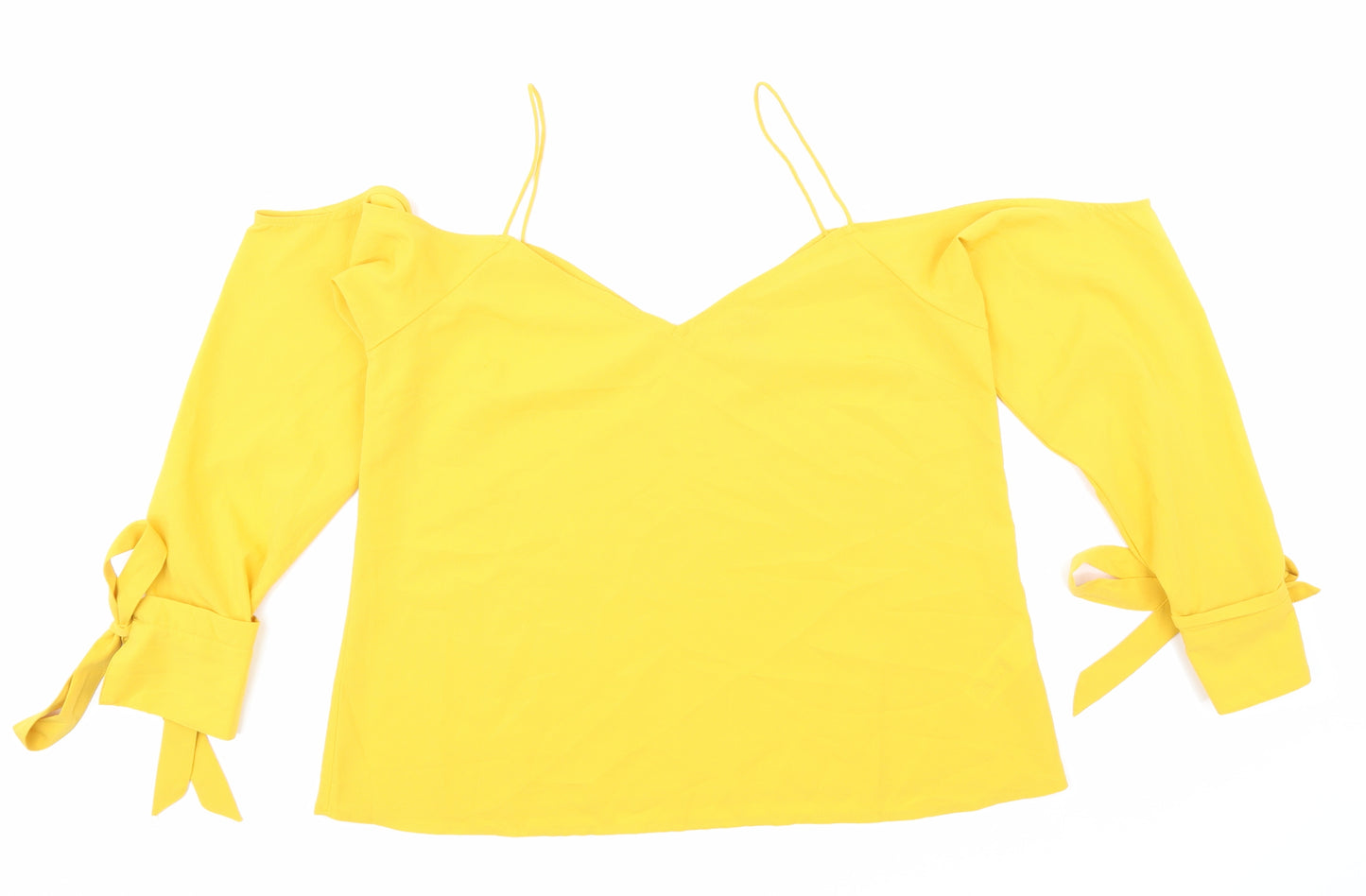 ASOS Womens Yellow   Camisole Blouse Size 10