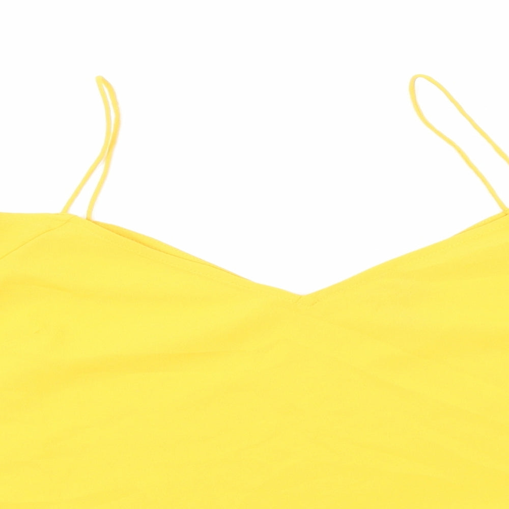 ASOS Womens Yellow   Camisole Blouse Size 10
