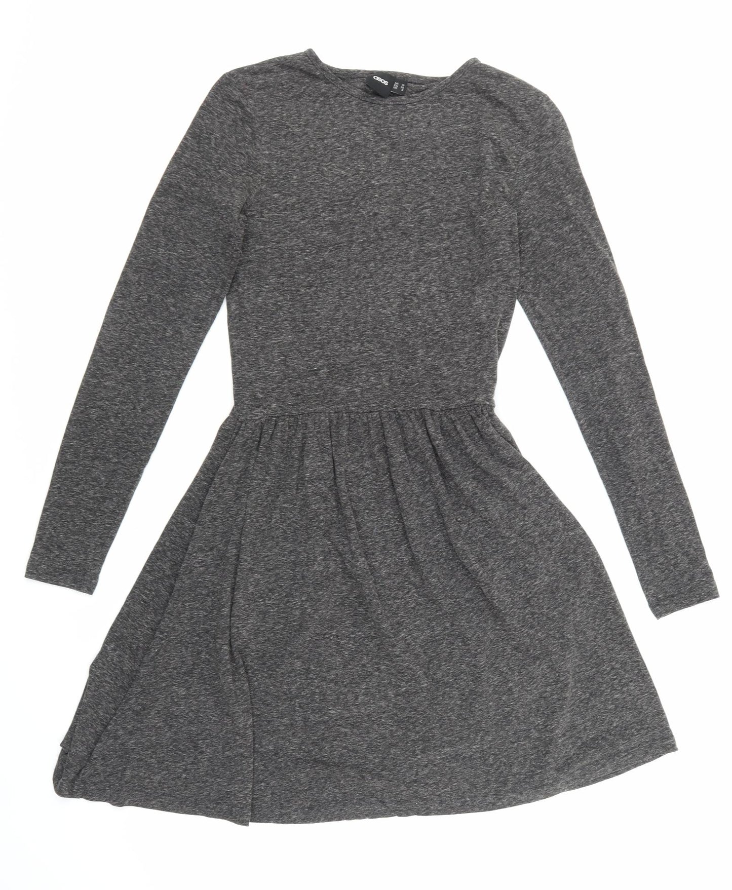 ASOS Womens Grey   Skater Dress  Size 10