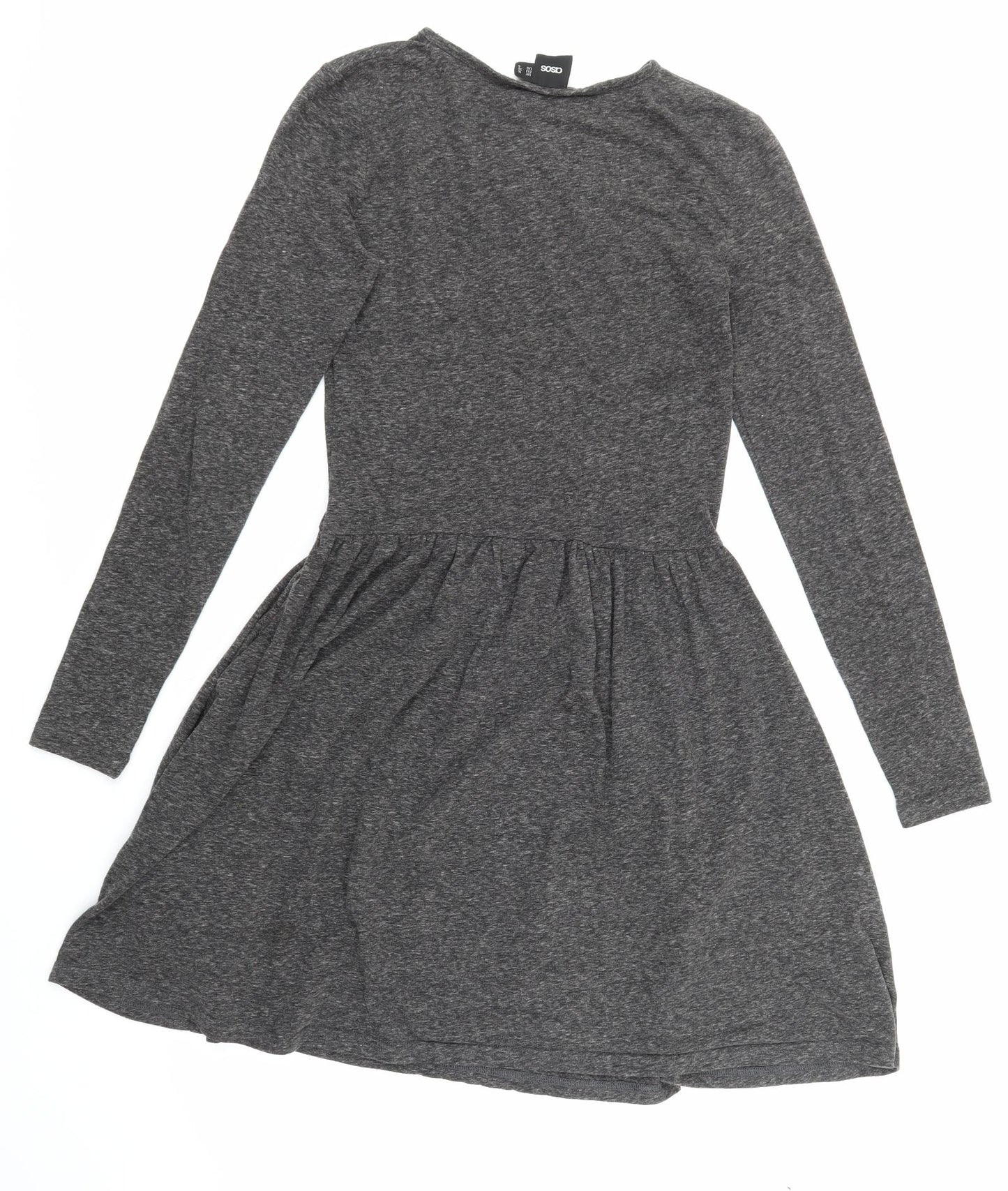 ASOS Womens Grey   Skater Dress  Size 10