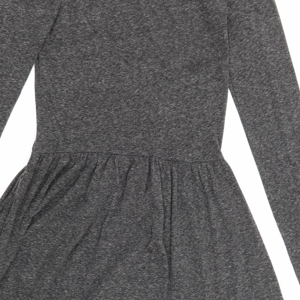 ASOS Womens Grey   Skater Dress  Size 10