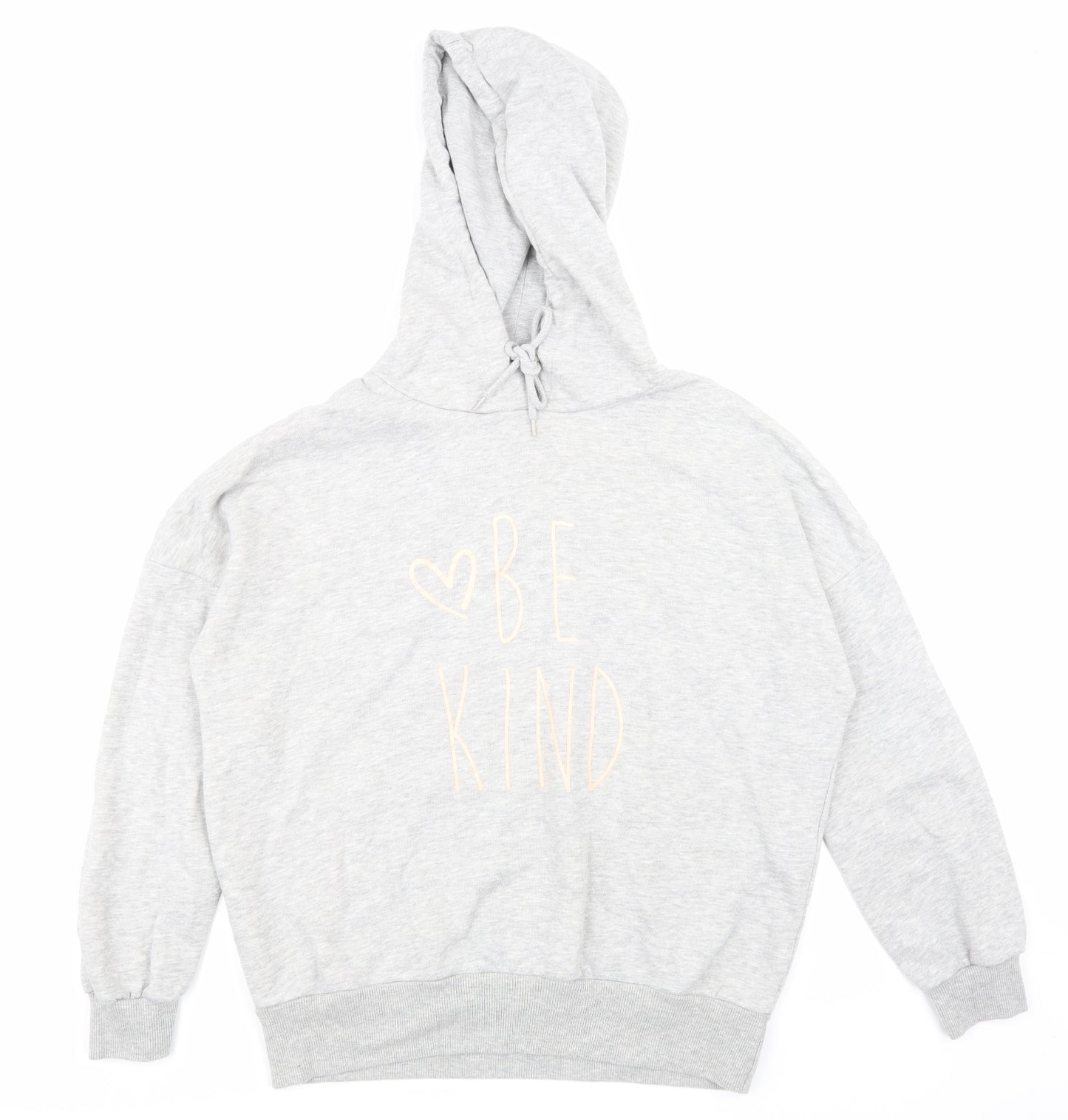 Papaya Womens Grey   Pullover Hoodie Size M