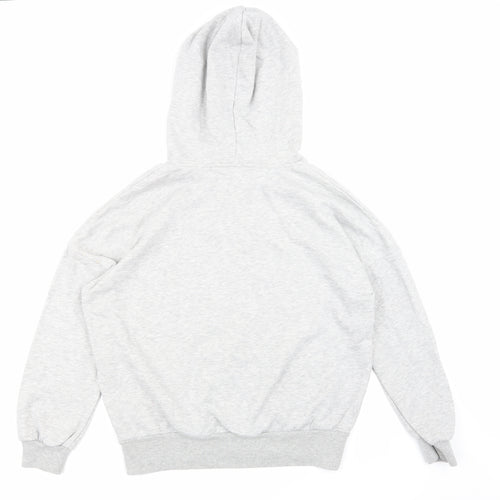 Papaya Womens Grey   Pullover Hoodie Size M