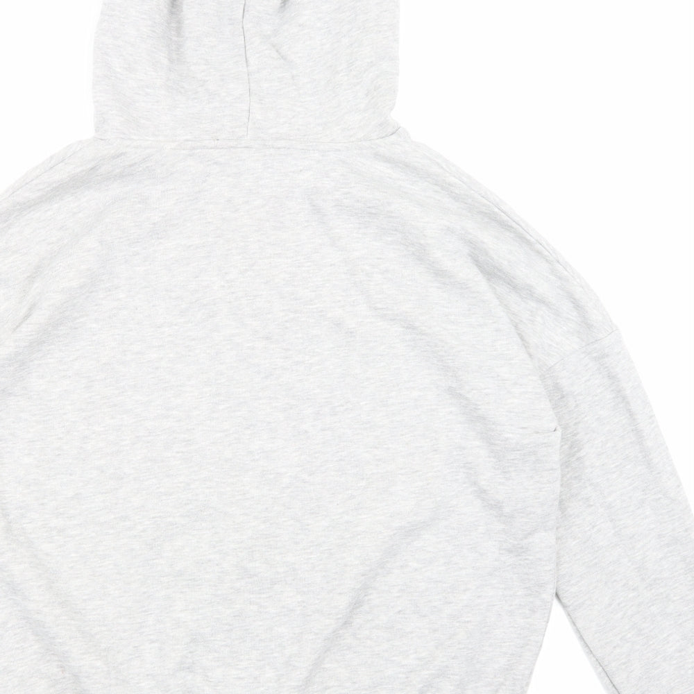 Papaya Womens Grey   Pullover Hoodie Size M