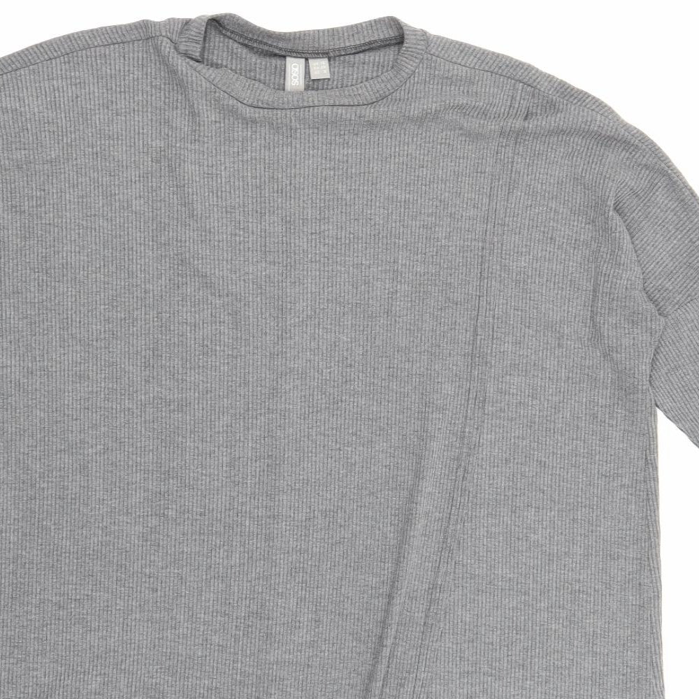 ASOS Womens Grey   Basic T-Shirt Size 12