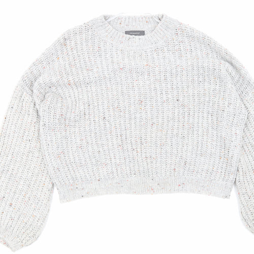 Primark Womens Grey   Pullover Jumper Size S