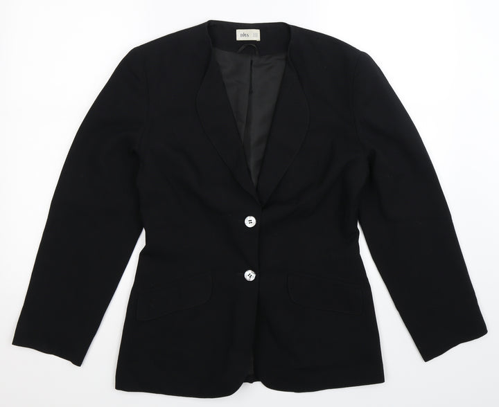 BHS Womens Black Jacket Blazer Size 10