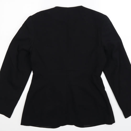 BHS Womens Black   Jacket Blazer Size 10