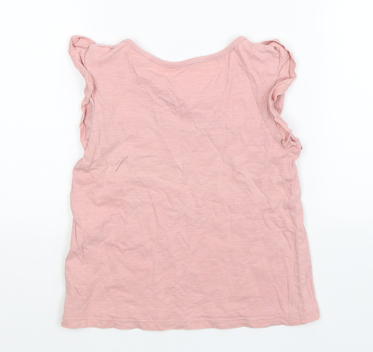 TU Girls Pink   Basic T-Shirt Size 5 Years