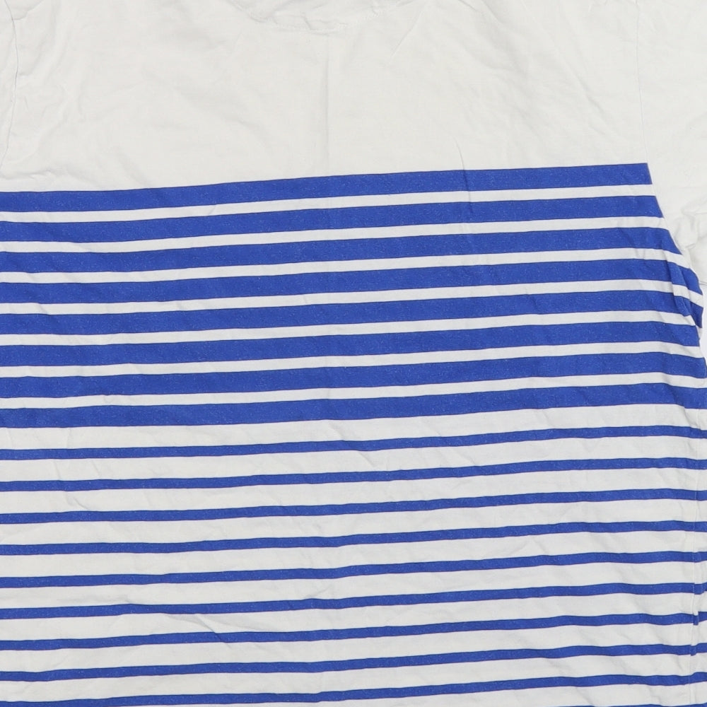 Racing Green Mens Multicoloured Striped   T-Shirt Size M
