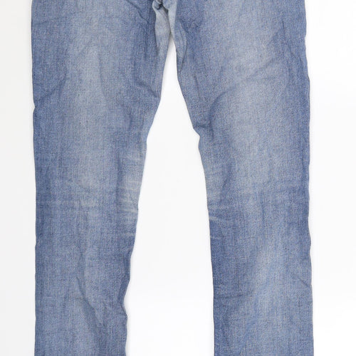 Preworn Womens Blue  Denim Skinny Jeans Size 28 in L34 in