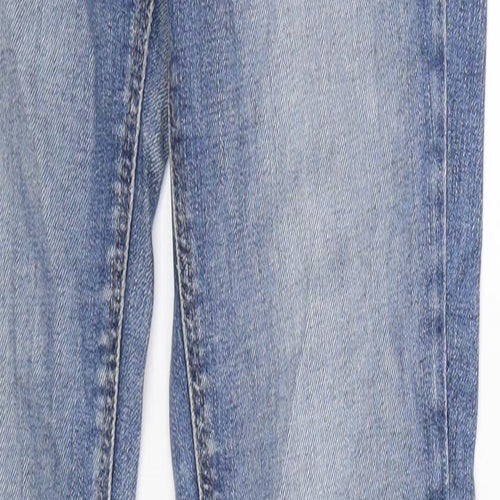 Preworn Womens Blue  Denim Skinny Jeans Size 28 in L34 in
