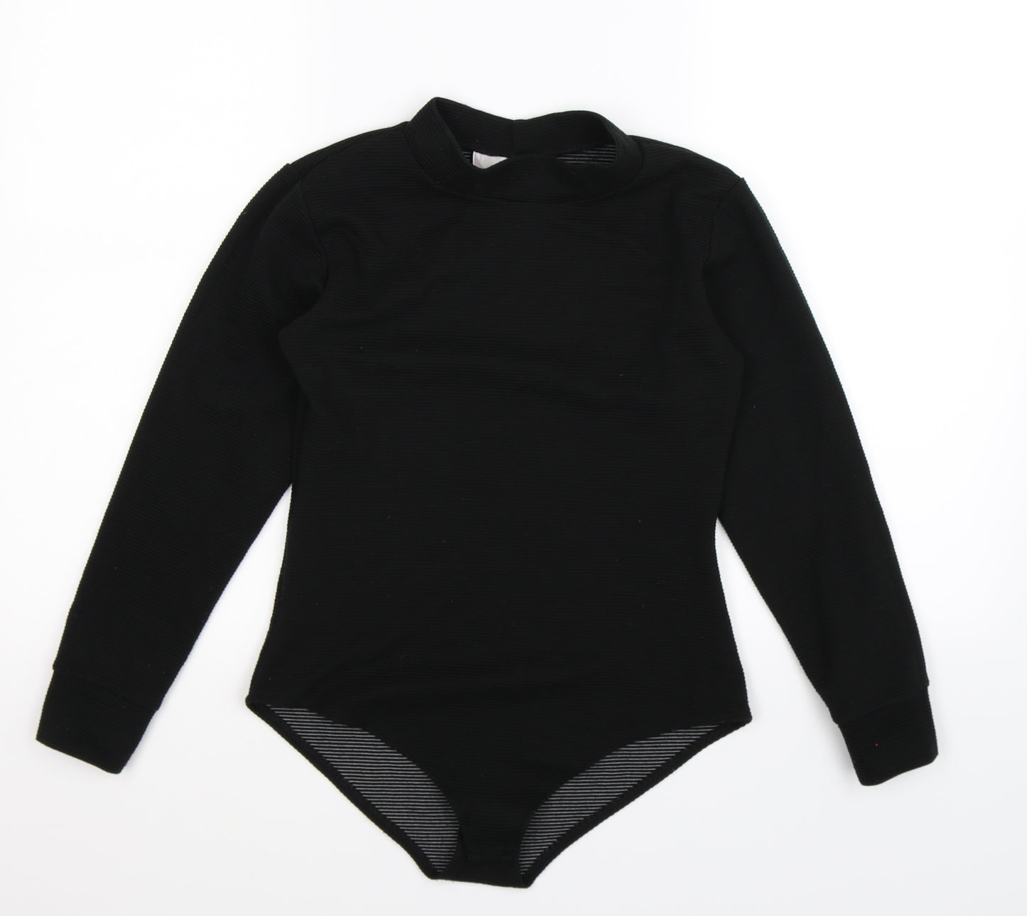 Simone Hooper Womens Black   Bodysuit One-Piece Size M