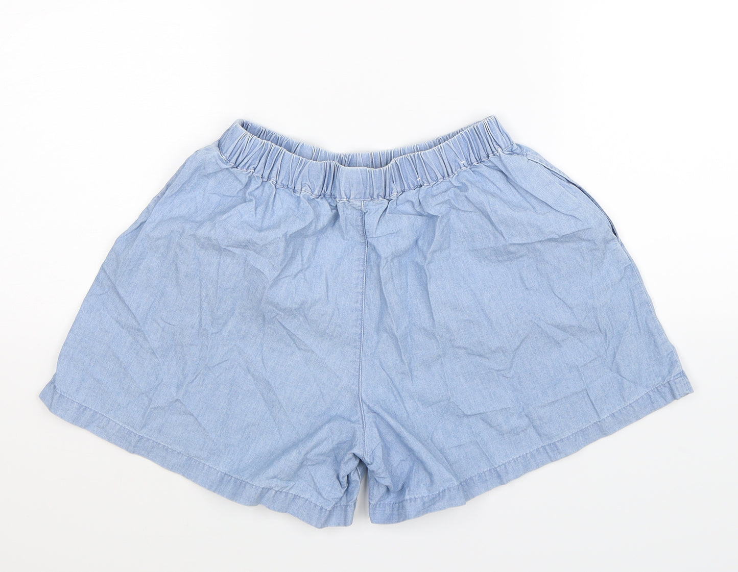 Uniqlo Girls Blue  Denim Bermuda Shorts Size 11-12 Years