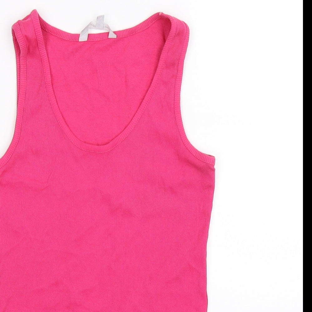 Red Herring Womens Pink   Basic Tank Size 12