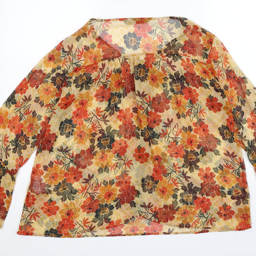 Zara Womens Multicoloured Floral  Camisole Blouse Size S