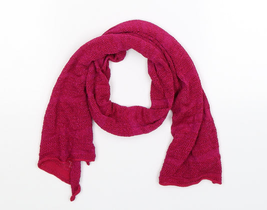 Preworn Girls Pink  Knit Scarf Scarves & Wraps One Size
