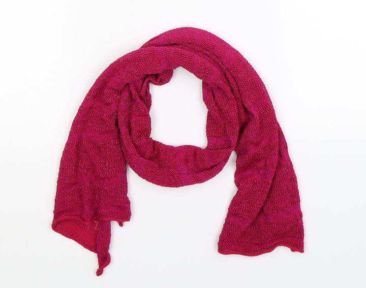 Preworn Girls Pink  Knit Scarf Scarves & Wraps One Size