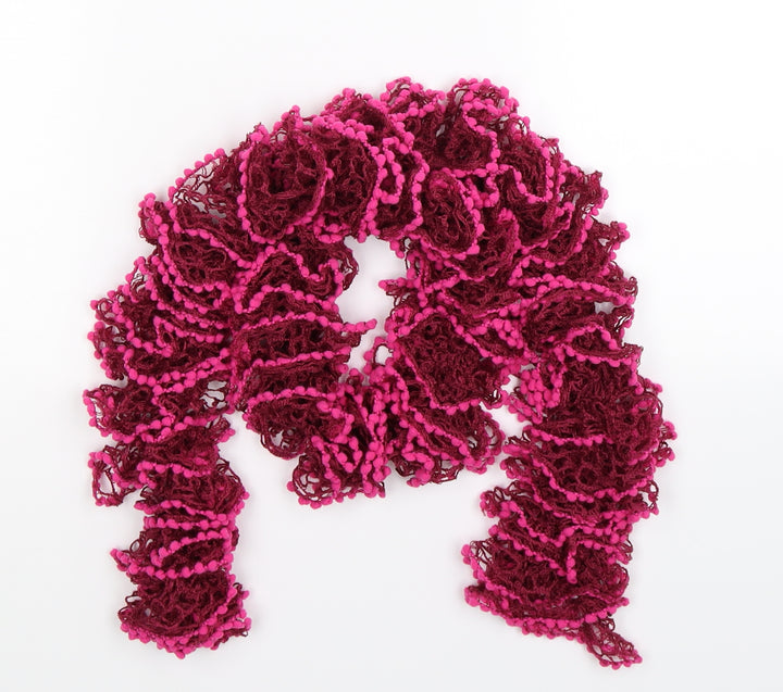 Preworn Girls Pink Knit Scarf Scarves & Wraps One Size