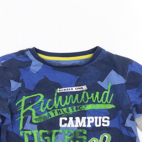 F&F Boys Multicoloured   Basic T-Shirt Size 6-7 Years