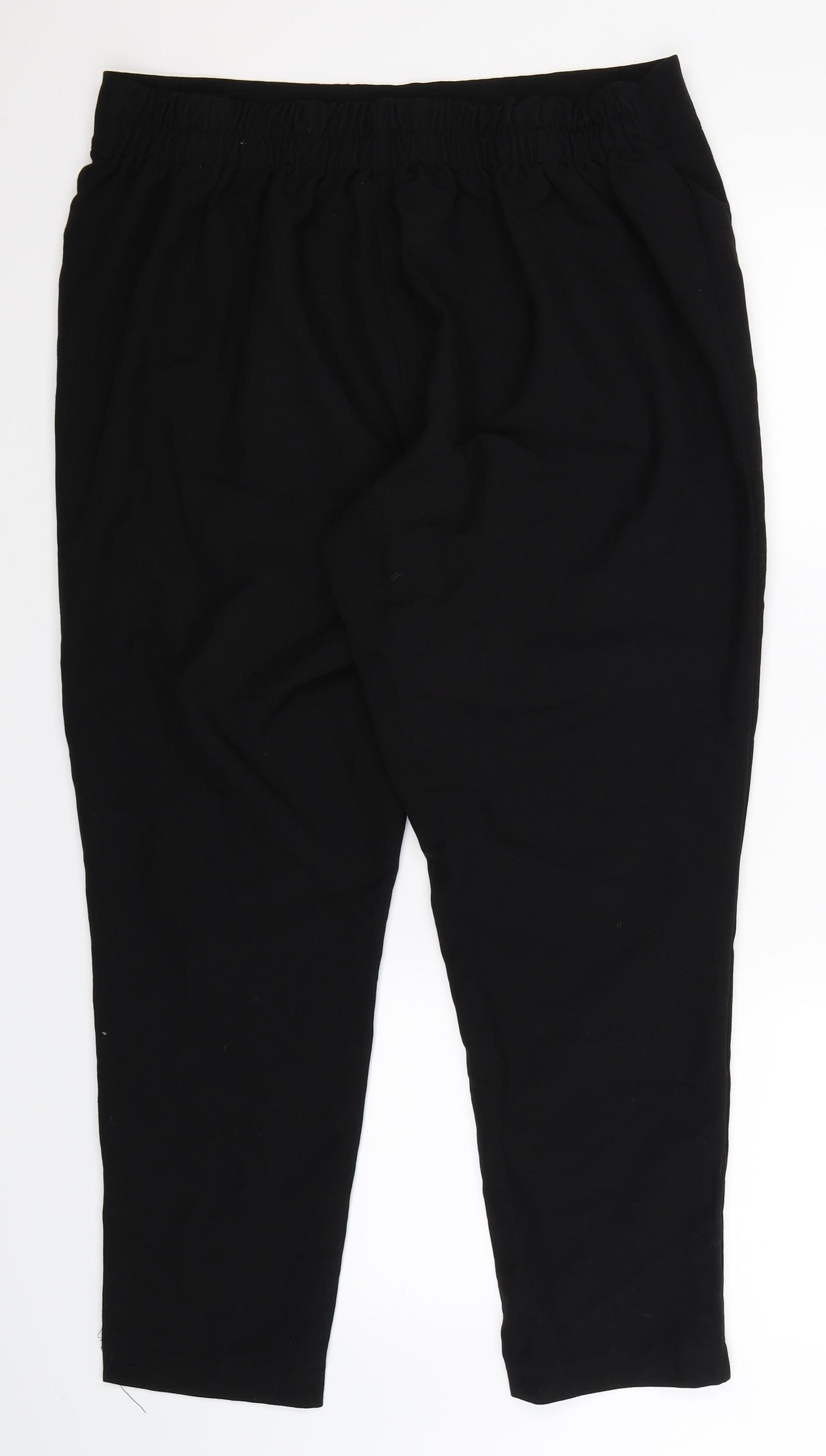 Yours Womens Black   Trousers  Size 16 L27 in