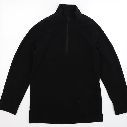 Preworn Mens Black  Fleece Jacket  Size S