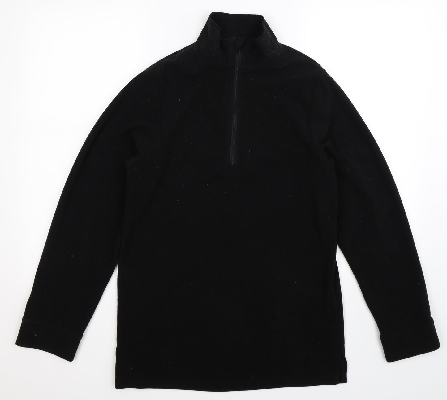 Preworn Mens Black  Fleece Jacket  Size S